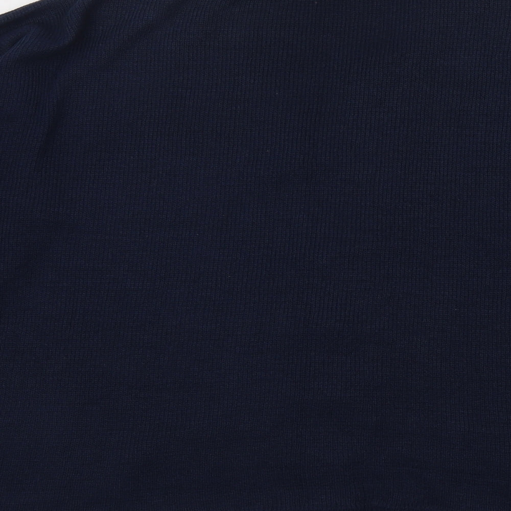 Womens UK Size M Bonmarché Blue Cardigan Jumper