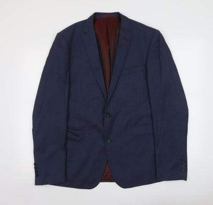 Mens UK Size M NEXT Regular Blue Suit Jacket