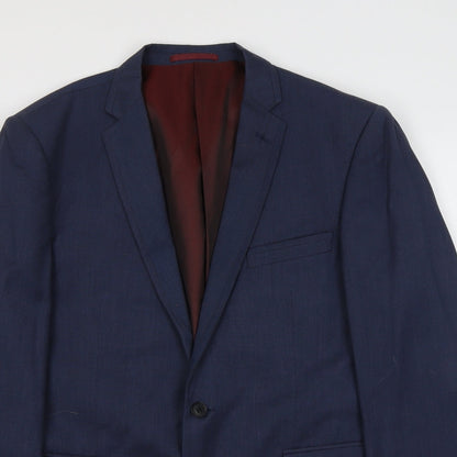 Mens UK Size M NEXT Regular Blue Suit Jacket