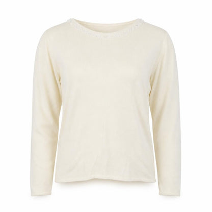 Womens UK Size 14 Pure&Natural Ivory Pullover Jumper
