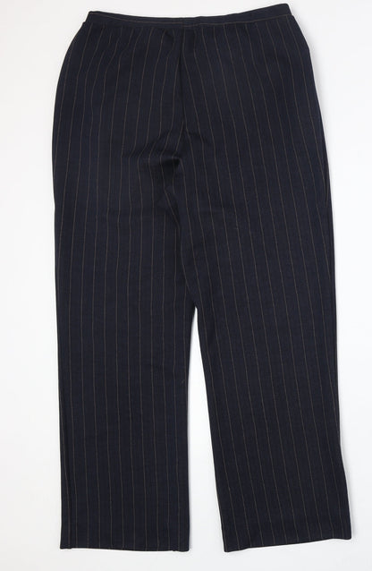 Womens UK Size 32 in Preworn Regular Fit  Blue Trousers