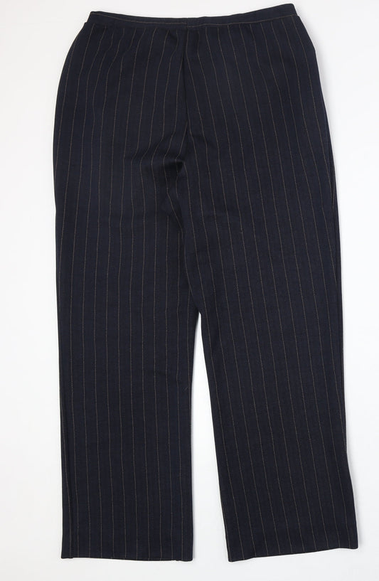 Womens UK Size 32 in Preworn Regular Fit  Blue Trousers