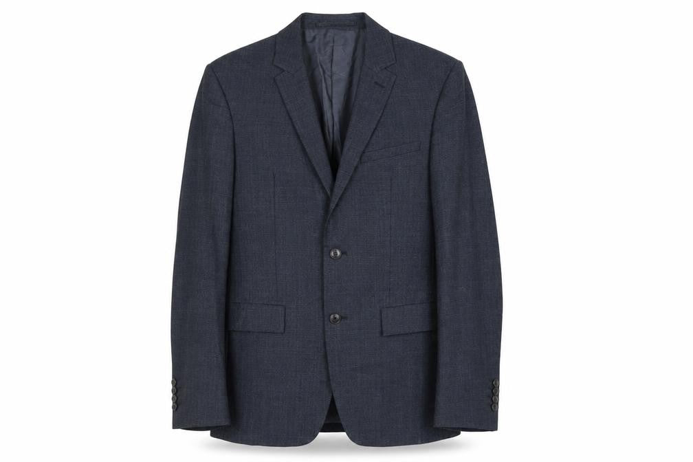 Marks and Spencer Mens Blue Wool Jacket Suit Jacket Size 36 Regular