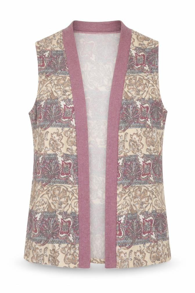 Womens UK Size 14 Heather Valley Beige Cardigan Jumper