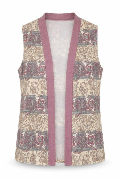 Womens UK Size 14 Heather Valley Beige Cardigan Jumper