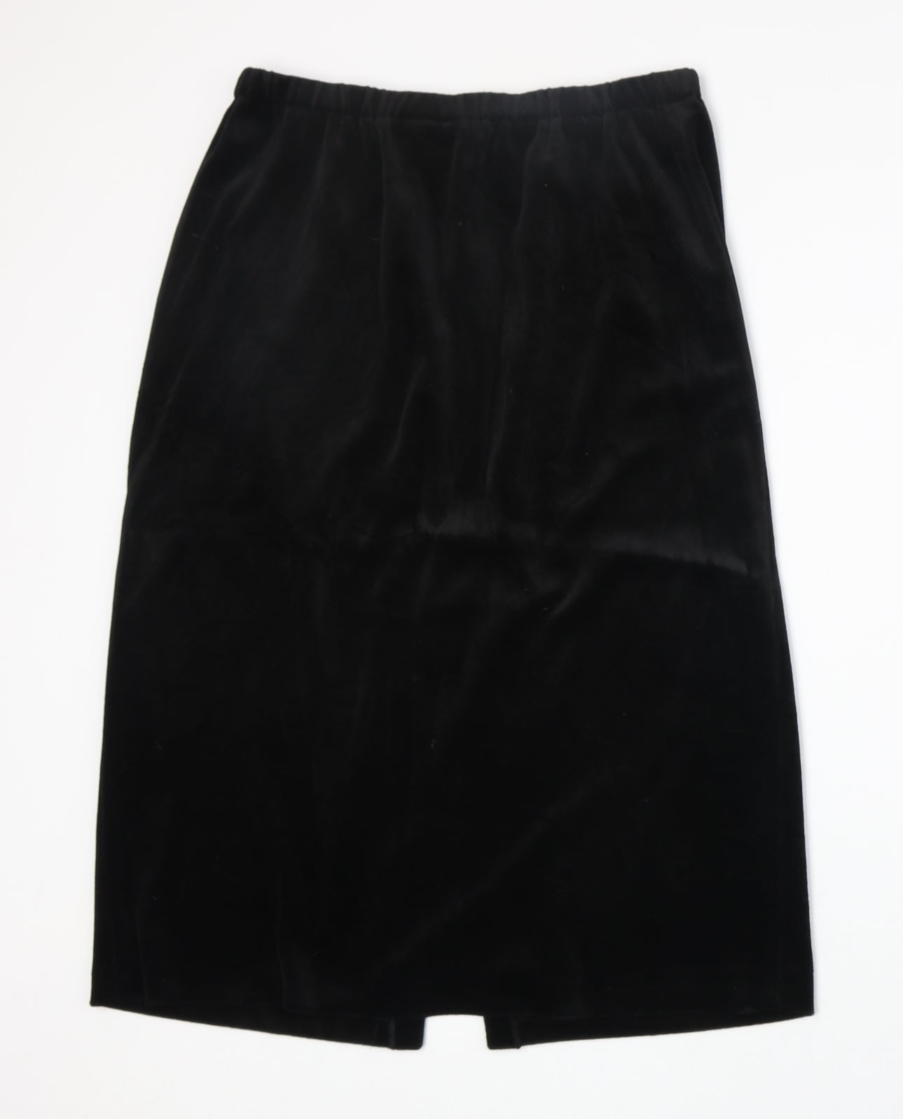 Frank Usher Womens Black Polyester A-Line Skirt Size 28 in
