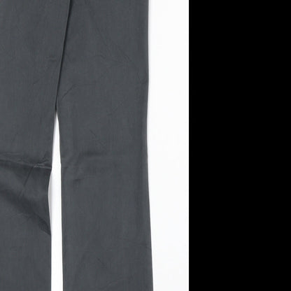 Cecil Womens Grey Cotton Straight Jeans Size 28 in Regular Zip