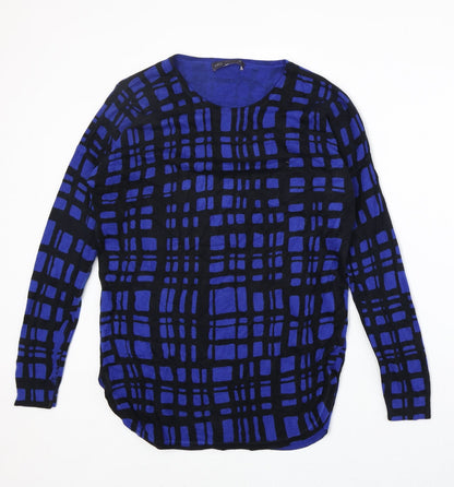 Womens UK Size 8 Marks and Spencer Blue Pullover Jumper