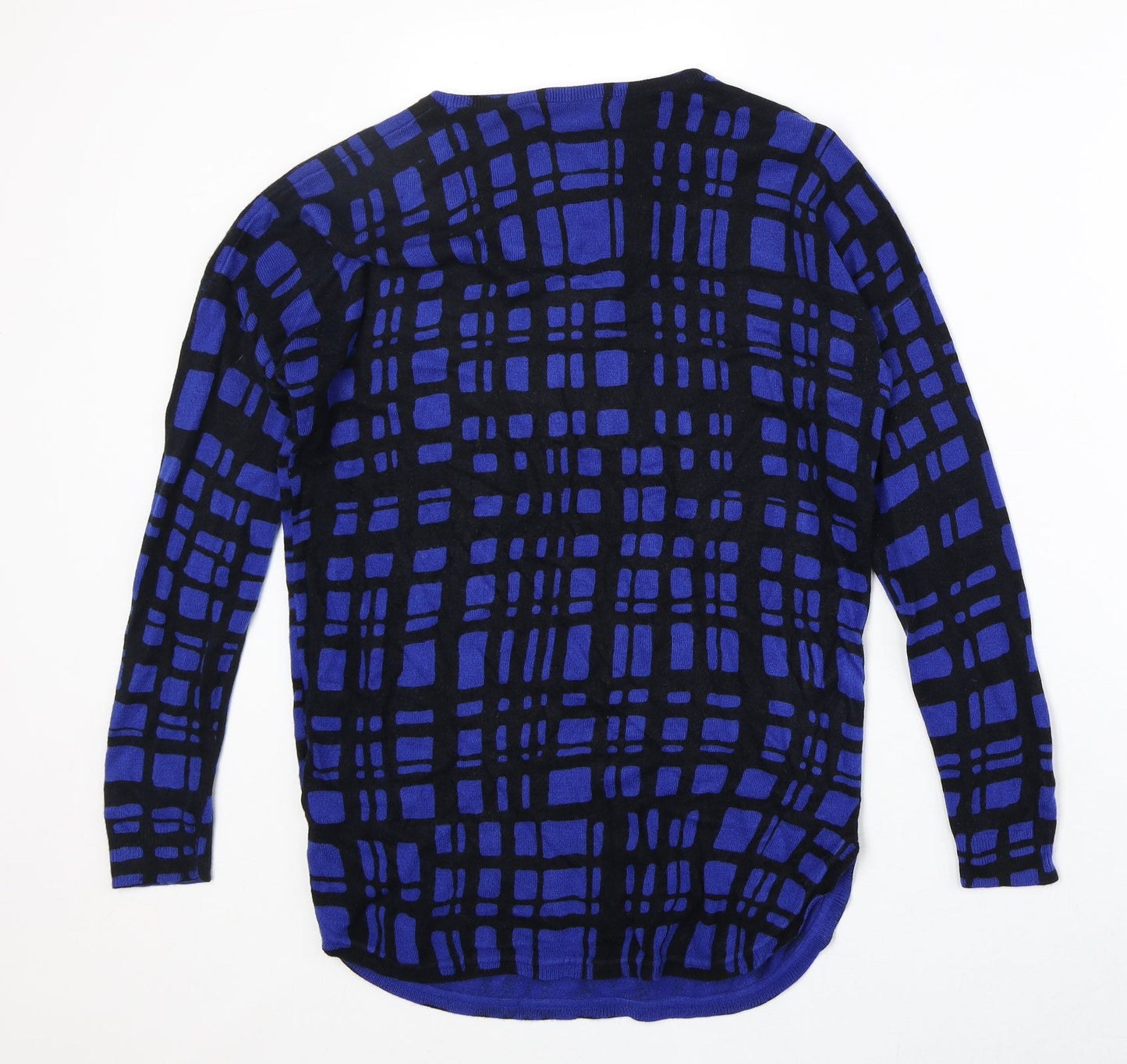 Womens UK Size 8 Marks and Spencer Blue Pullover Jumper