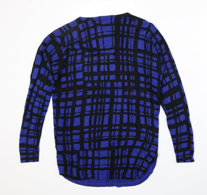 Womens UK Size 8 Marks and Spencer Blue Pullover Jumper