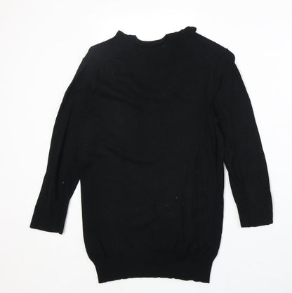 Womens UK Size M Preworn Black Pullover Jumper