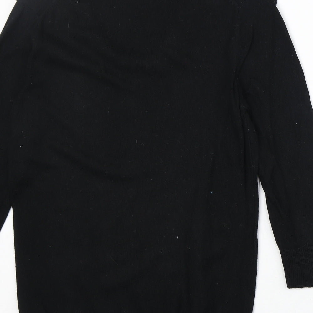Womens UK Size M Preworn Black Pullover Jumper
