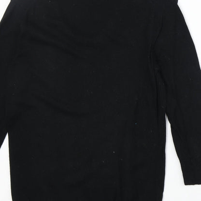 Womens UK Size M Preworn Black Pullover Jumper