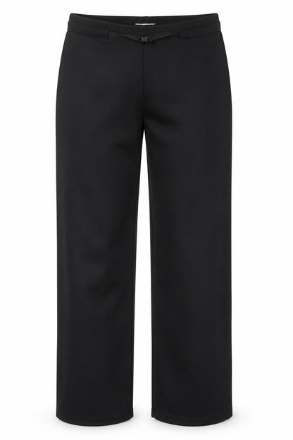 Liquid Womens Black Polyester Trousers Size 34 in Regular