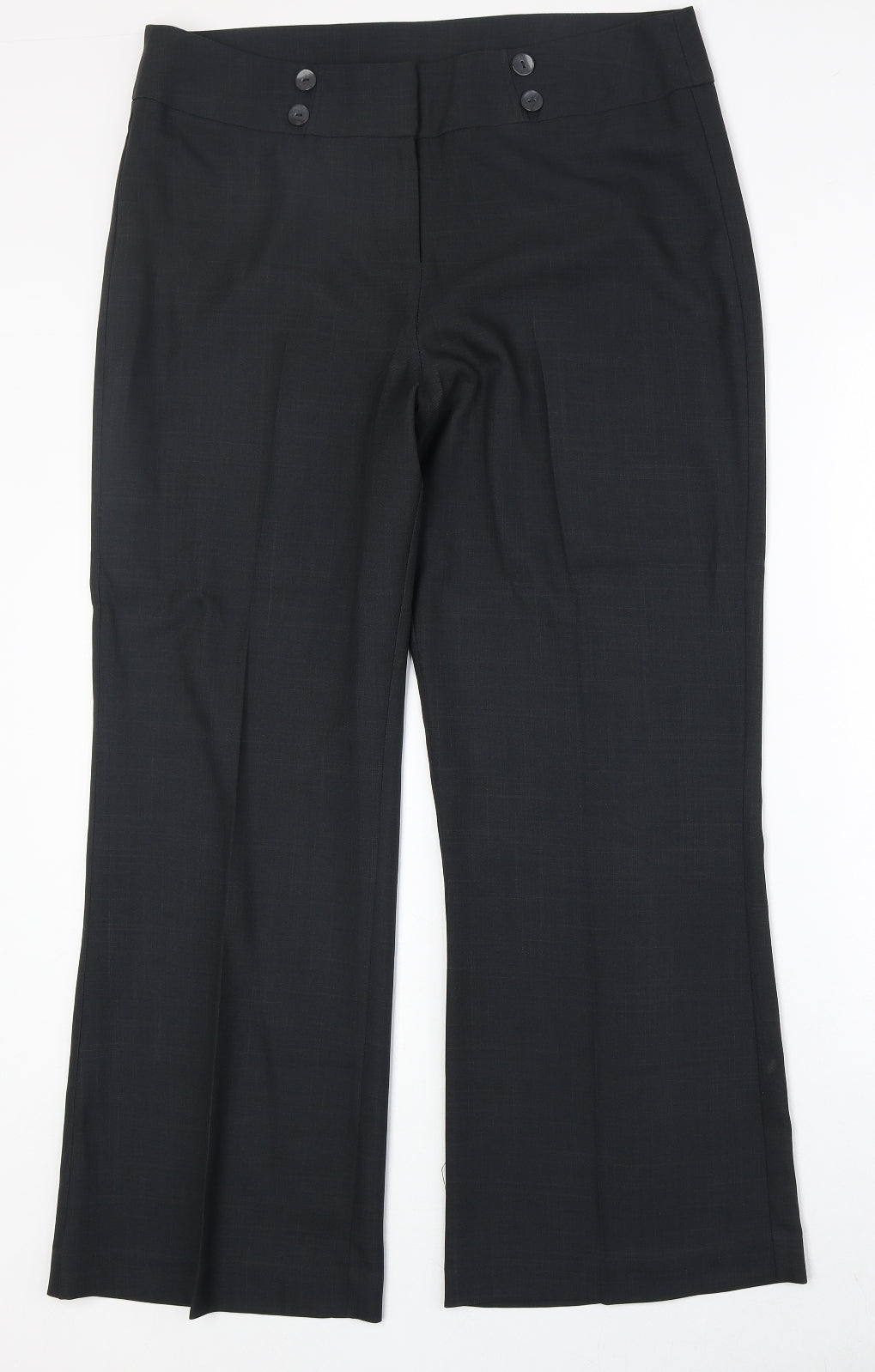 Autonomy Womens Grey Polyester Dress Pants Trousers Size 14 Regular Zip