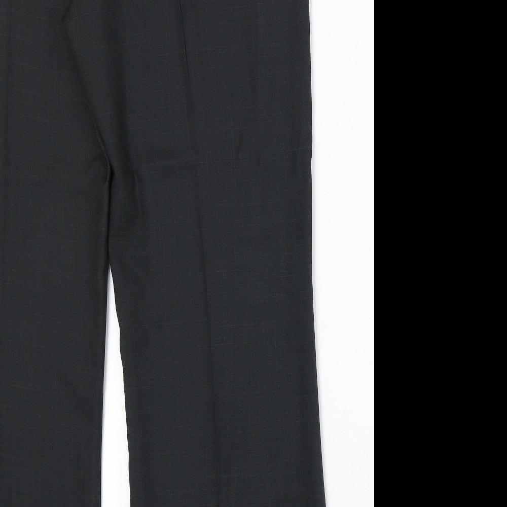 Autonomy Womens Grey Polyester Dress Pants Trousers Size 14 Regular Zip