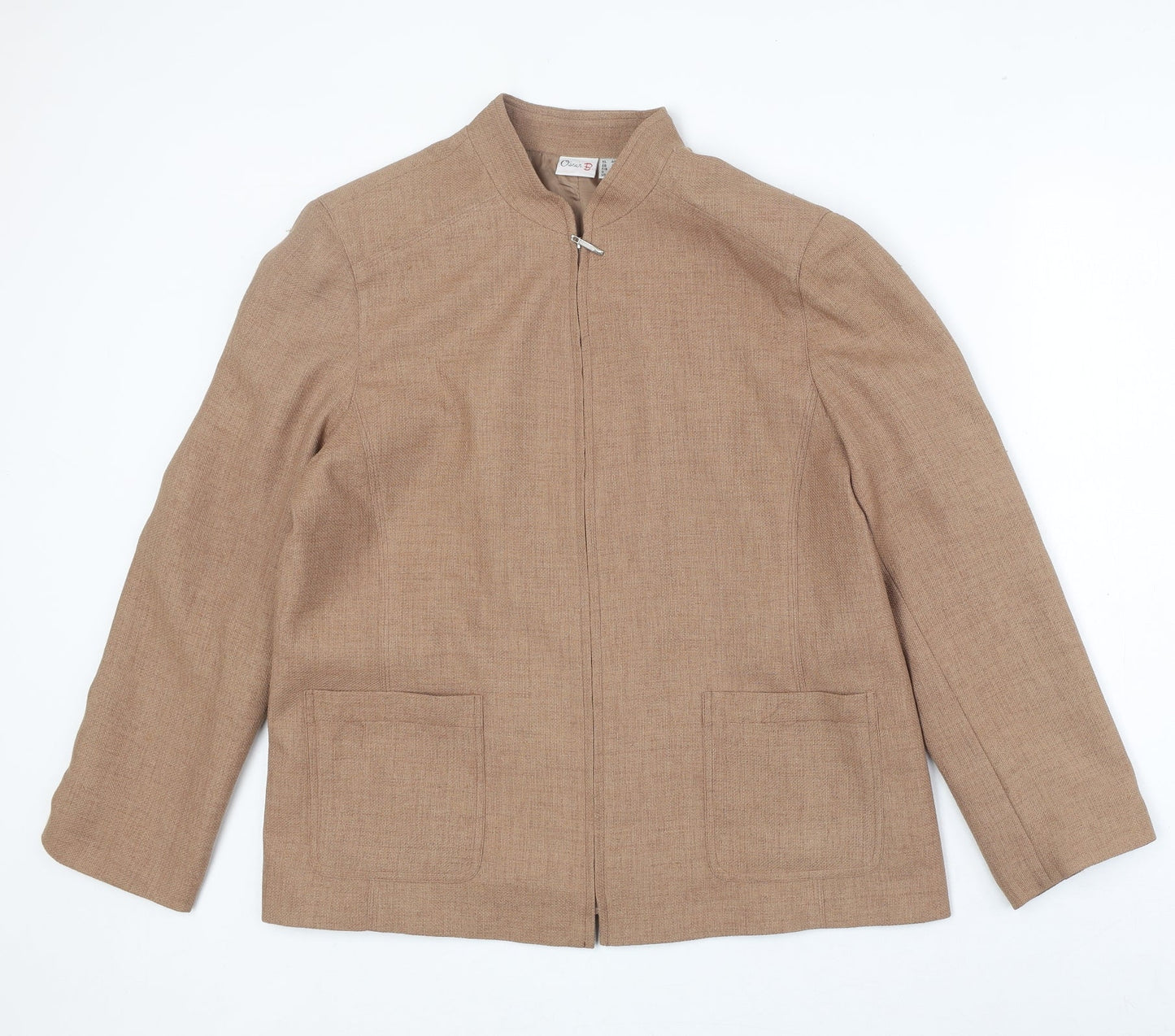 Womens UK Size 18 Oscar B Brown Jacket