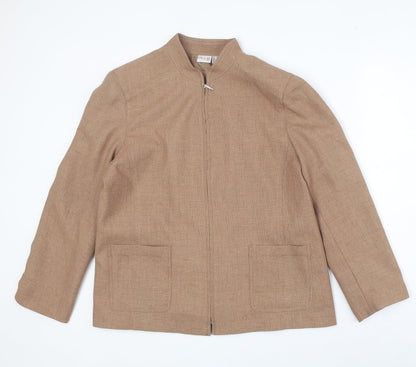 Womens UK Size 18 Oscar B Brown Jacket