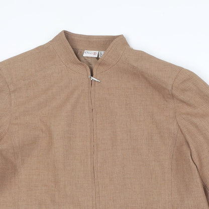 Womens UK Size 18 Oscar B Brown Jacket