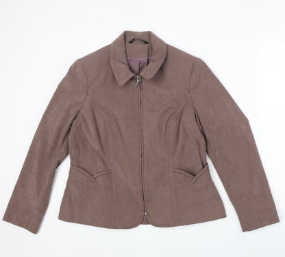 Womens UK Size 14 Bonmarché Brown Jacket