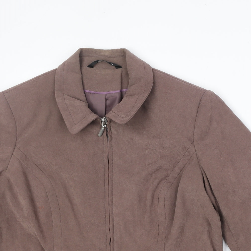 Womens UK Size 14 Bonmarché Brown Jacket