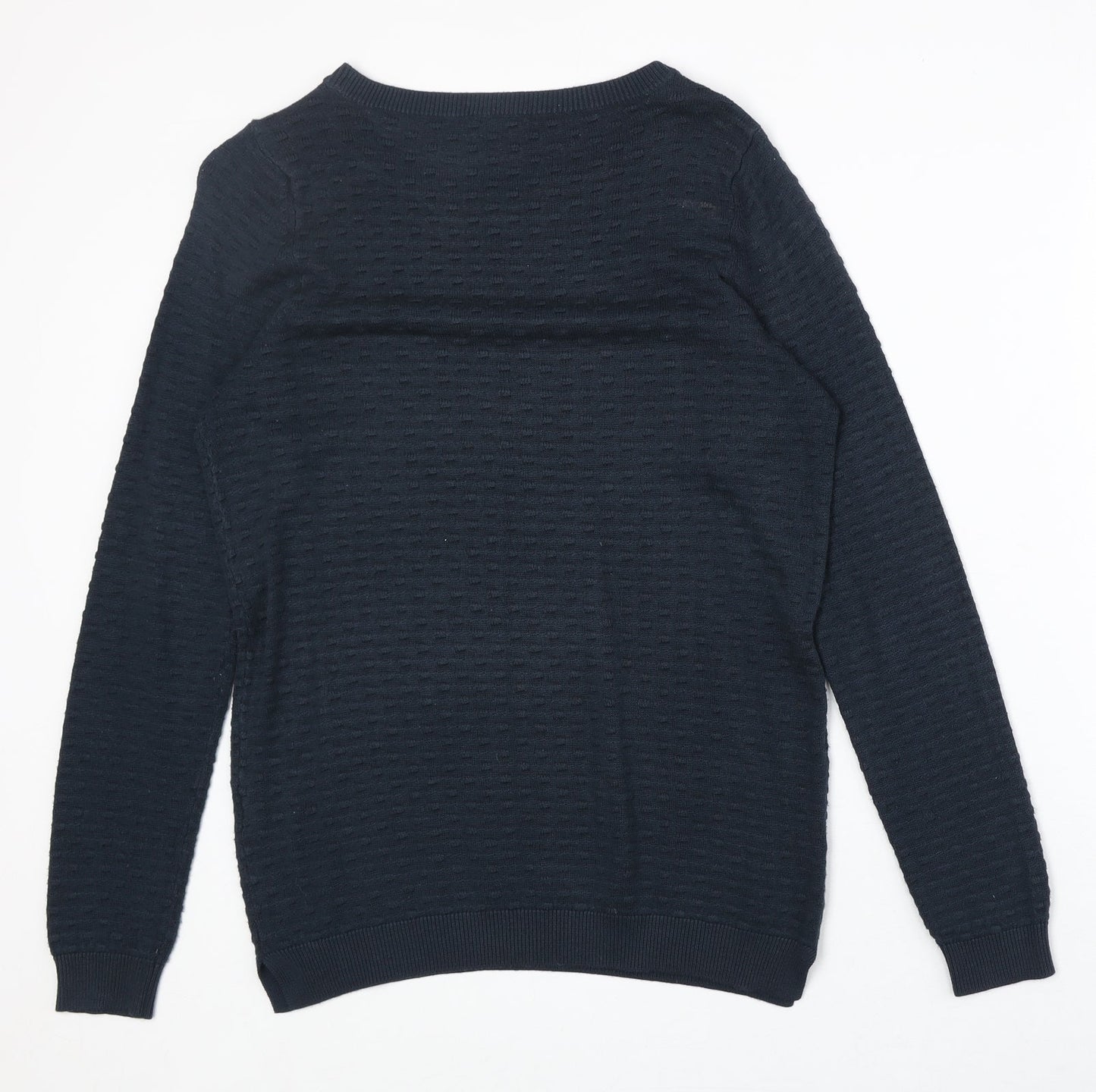 Womens UK Size M VILA Blue Pullover Jumper