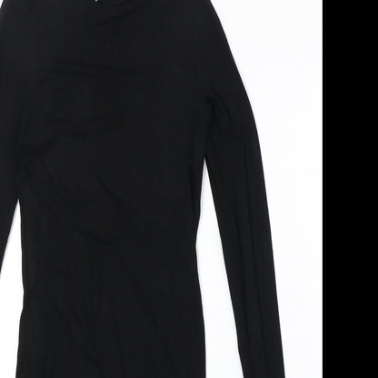 ASOS Womens Black Viscose Bodycon Size 4XL Round Neck Pullover