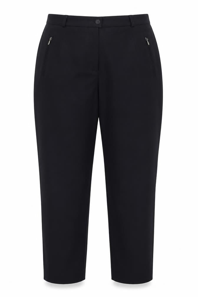 Womens UK Size 14 Marks and Spencer Regular Fit Carrot Black Trousers