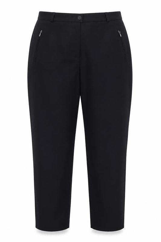 Womens UK Size 14 Marks and Spencer Regular Fit Carrot Black Trousers