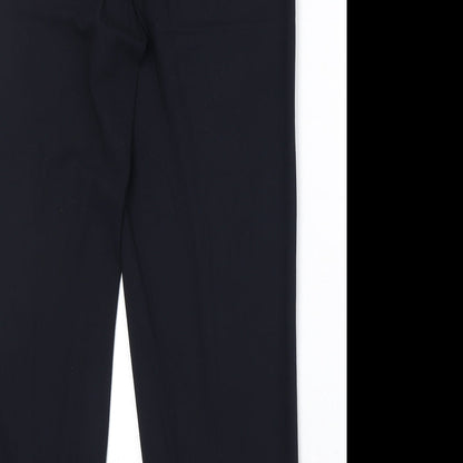 Womens UK Size 14 Marks and Spencer Regular Fit Carrot Black Trousers