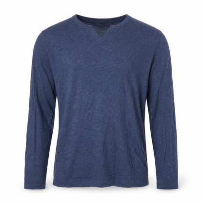 Reserved & Co Mens Blue V-Neck Polyester Pullover Jumper Size M Long Sleeve