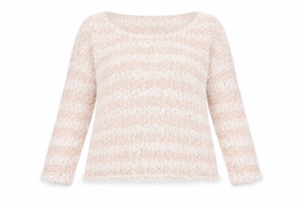 Womens UK Size S H&M Pink Pullover Jumper