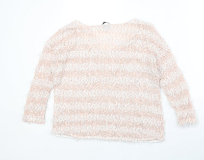 Womens UK Size S H&M Pink Pullover Jumper