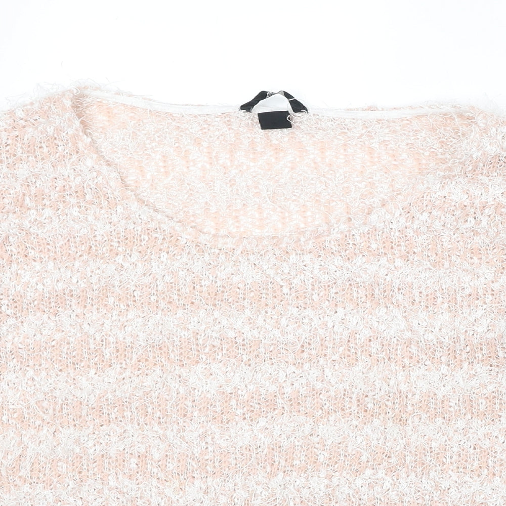 Womens UK Size S H&M Pink Pullover Jumper