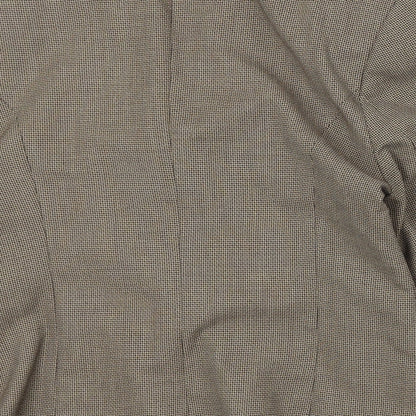 Marks and Spencer Womens Brown Polyester Jacket Blazer Size 14