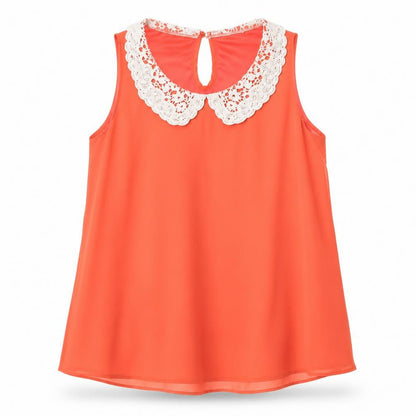 Womens UK Size 6 Select Orange Basic Tank