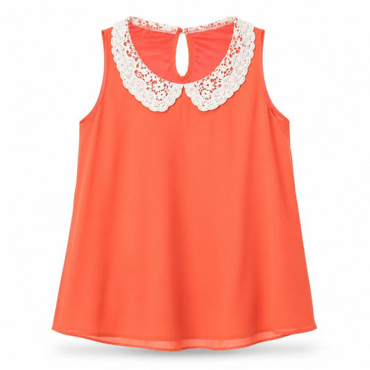 Womens UK Size 6 Select Orange Basic Tank