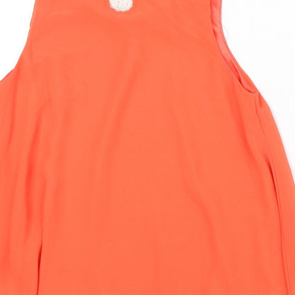 Womens UK Size 6 Select Orange Basic Tank