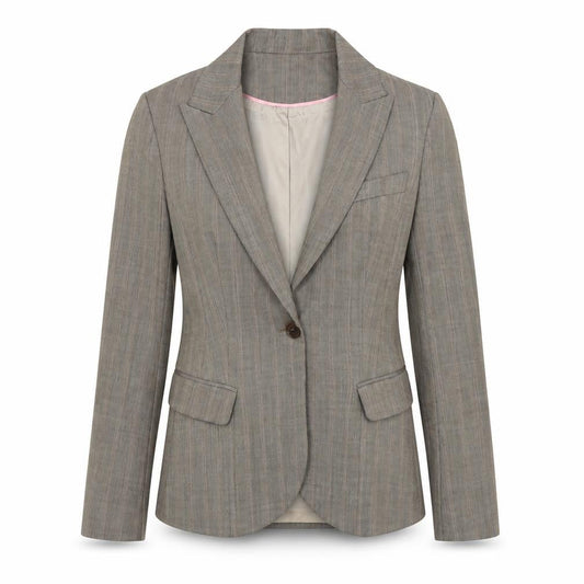 Womens UK Size 12 Warehouse Regular Beige Blazer