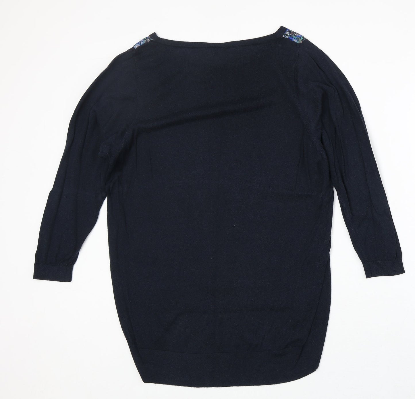 Womens UK Size 10 Warehouse Blue Pullover Jumper