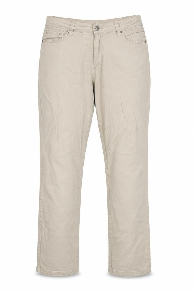 Womens UK Size 30 in Up Fashion Regular Fit Straight Beige Jeans