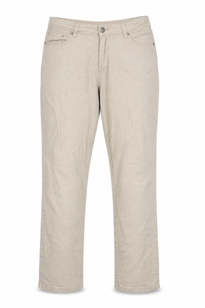 Womens UK Size 30 in Up Fashion Regular Fit Straight Beige Jeans