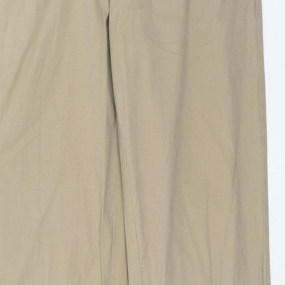 Womens UK Size 12 Yessica Regular Fit  Beige Trousers