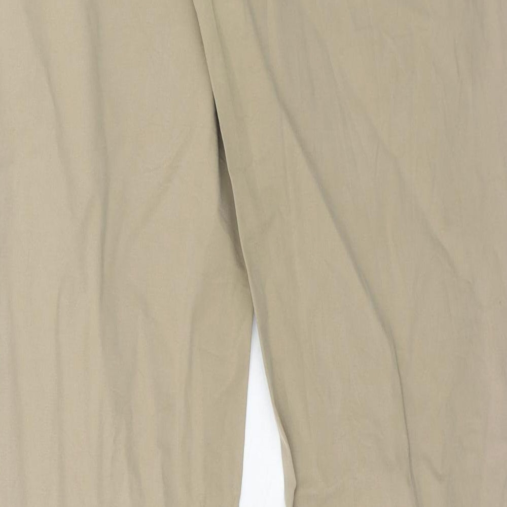 Womens UK Size 12 Yessica Regular Fit  Beige Trousers