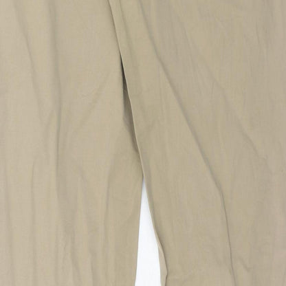 Womens UK Size 12 Yessica Regular Fit  Beige Trousers