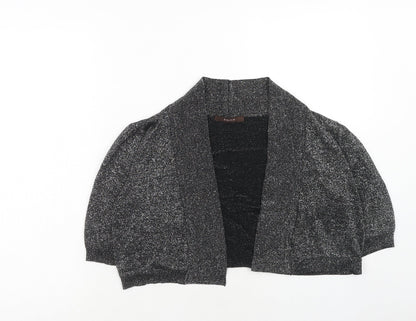 Womens UK Size 18 Savoir Silver Cardigan Jumper