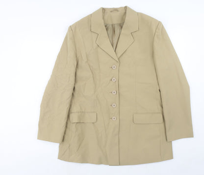Womens UK Size 16 Preworn Regular Beige Suit Jacket