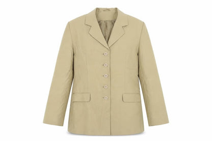 Womens UK Size 16 Preworn Regular Beige Suit Jacket