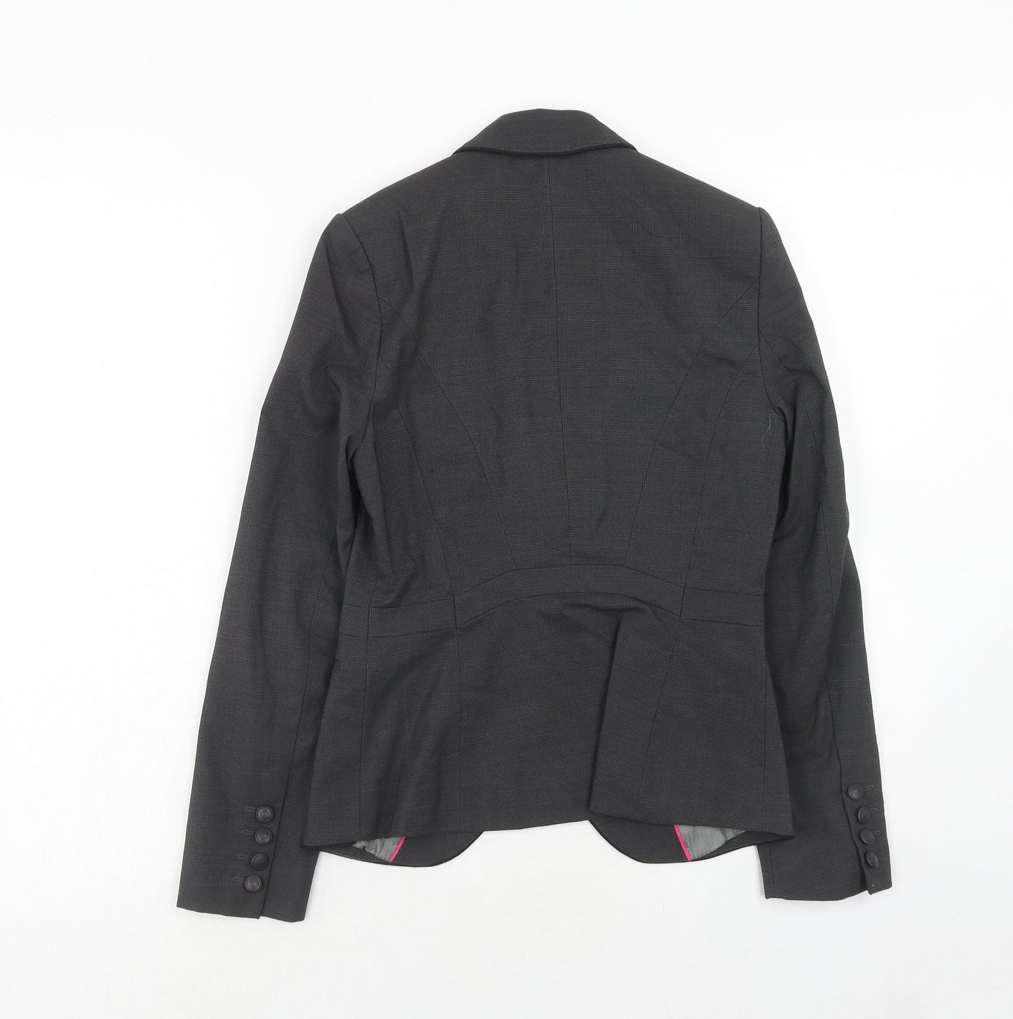 NEXT Womens Grey Polyester Jacket Blazer Size 6