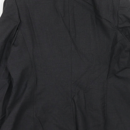 NEXT Womens Grey Wool Jacket Suit Jacket Size 14